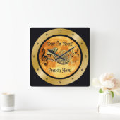 Over de maan ~ French Horn ~ Musical Scale ~ * ~ Vierkante Klok (Huis)