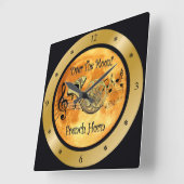 Over de maan ~ French Horn ~ Musical Scale ~ * ~ Vierkante Klok (Hoek)