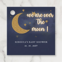 Over de maan Genderneutraal Baby shower