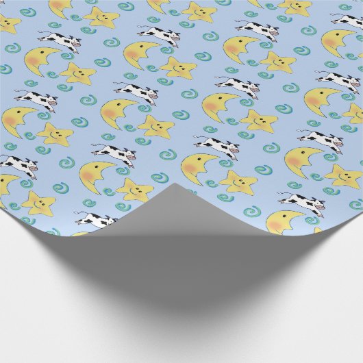 "Over de maan" Gift Wrap Cadeaupapier (Hoek)