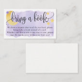 Over de maan, het Paarse Verzoek van het Boek van  Informatiekaartje (Voorkant / Achterkant)