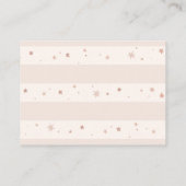 Over de maan hoeveel Snoepjes Baby shower Informatiekaartje (Achterkant)