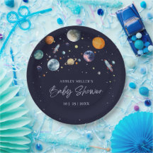 Over De Maan Jongens Baby Shower Feestje Ruimte St