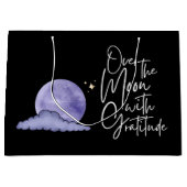 Over De Maan Met Dankbaarheid Cadeautas (Voorkant)