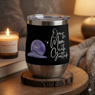 Over de maan met dankbaarheid Tumbler