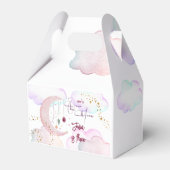 Over de maan mooie pastel kinderen verjaardag bedankdoosjes (Achterkant)