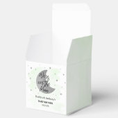 Over de maan | Neutraal Baby shower Bedankdoosjes (Geopend)
