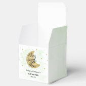 Over de maan | Neutraal Baby shower Bedankdoosjes (Geopend)