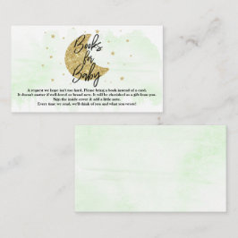 Over de maan | Neutrale Baby showers boeken voor B Informatiekaartje