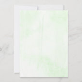 Over de maan | Neutrale uitnodiging tot Baby showe (Achterkant)