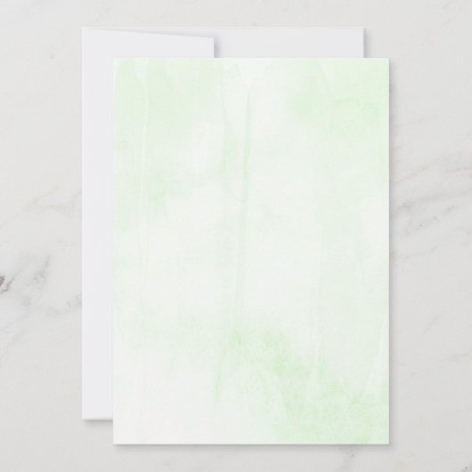 Over de maan | Neutrale uitnodiging tot Baby showe (Achterkant)