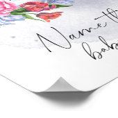 Over de maan Noem dat baby eten Poster (Hoek)