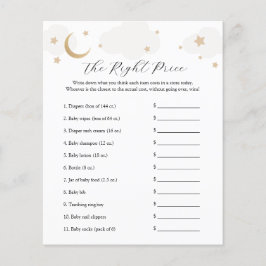 Over de Maan noem het Spel van het Baby shower van