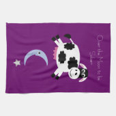 Over de maan om zacht Paars te worden Theedoek (Horizontaal)