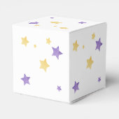 Over de maan, Paarse Baby shower maan sterft klein Bedankdoosjes (Achterkant)