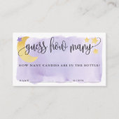 Over de maan, Paarse raad eens hoeveel Kaart er in (Voorkant)