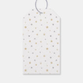 Over de maan Pop als ze Baby shower Pop Cadeaulabel (Achterkant)