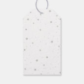 Over de maan Pop als ze Baby shower Pop Cadeaulabel (Achterkant)