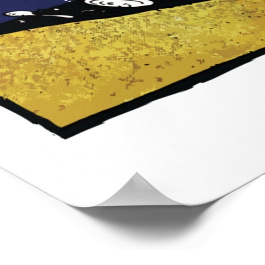 "Over de maan" Poster (Hoek)