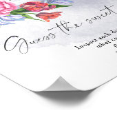 Over de maan Raad de zoete puinhoop Poster (Hoek)