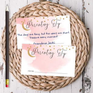 Over de maan, Roze Ouderschap Tip Jar Advice Kaart