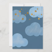 Over de maan sprankelende maan kinderen Verjaardag Kaart (Achterkant)