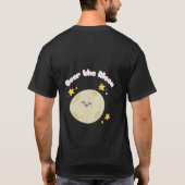 Over de maan t-shirt (Achterkant)