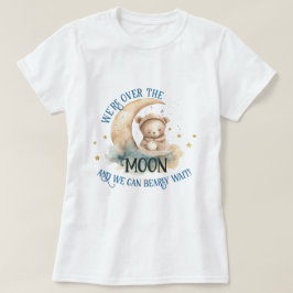 Over de maan Teddy Bear Baby Jongensdouche T-shirt