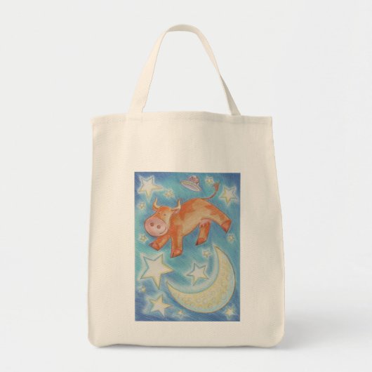 Over de maan tote bag (Voorkant)