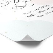 Over de Maan Twinkle Star Blue en Pink Momosa Poster (Hoek)