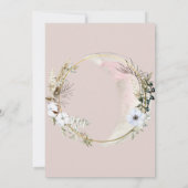 Over de maan | Uitnodiging voor Star-Baby shower (Achterkant)