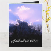 OVER DE MAAN VADERS DAG kaart (Gele Bloem)