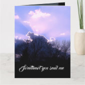 OVER DE MAAN VADERS DAG kaart (Voorkant)