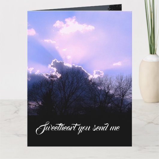 OVER DE MAAN VADERS DAG kaart (Voorkant)