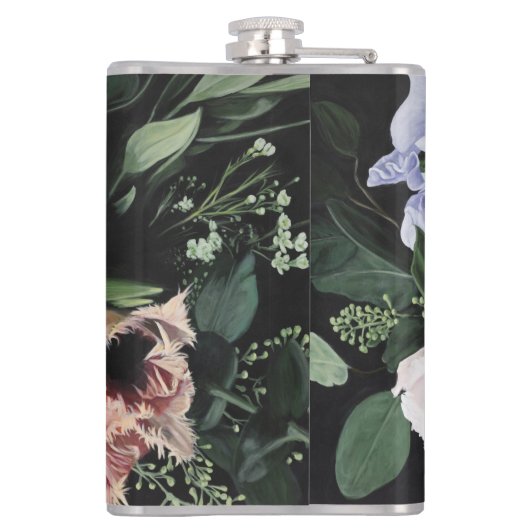 "Over de maan" Vinyl Wrapped Kolf Heupfles (Achterkant)