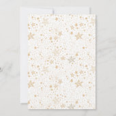 Over de maan Whimsical Birth Aankondiging (Achterkant)