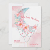 Over de mededeling over de zwangerschap in de Moon Kaart (Voorkant)