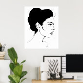 Over de Meisjeskunst Print Modern (Thuiskantoor)