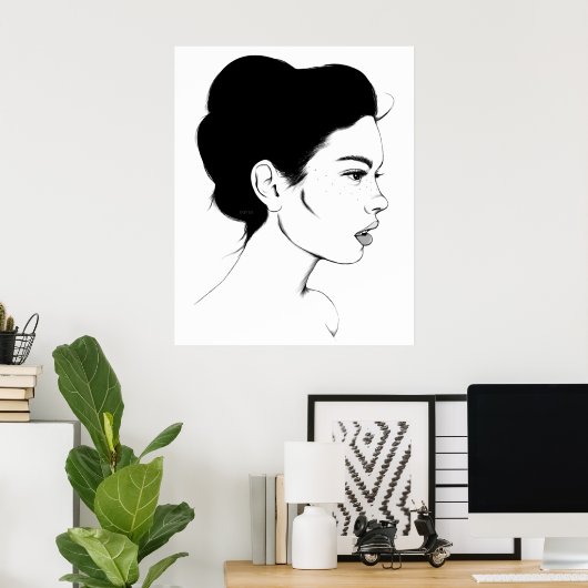 Over de Meisjeskunst Print Modern (Thuiskantoor)