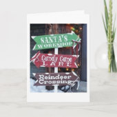 OVER DE MELDEN NAAR VRIENDEN IN CHRISTMAS FEESTDAGEN KAART (Voorkant)