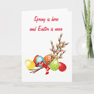 "OVER DE MELDEN" VOOR "EENVOUDIGER" FEESTDAGEN KAART