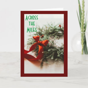 *OVER DE MELEN* IN CHRISTMAS WENS U ZIET FEESTDAGEN KAART