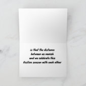 ** OVER DE MELJES** IN CHRISTMAS DIT JAAR FEESTDAGEN KAART (Binnen)