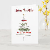 ***OVER DE MIJLEN*** DIT KERSTSEIZOEN KAART (Gele Bloem)