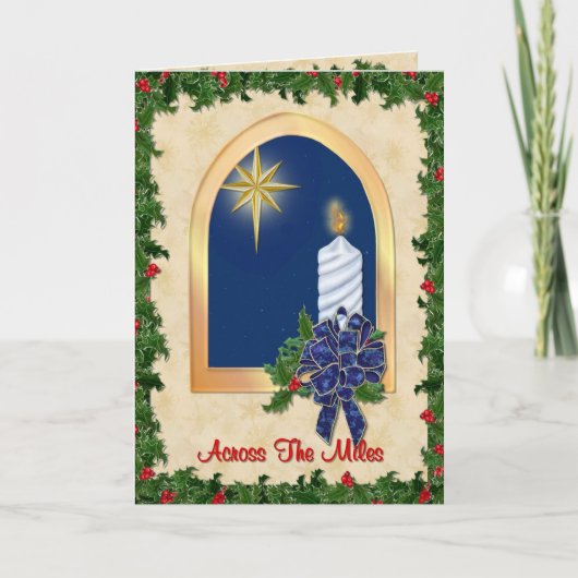 Over de mijlen feestdagen kaart (Voorkant)