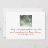 "Over de mijlen" Foto Kerst Kaart (Achterkant)