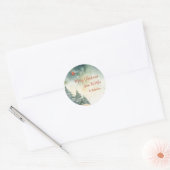 "Over de mijlen" Kerst stickers (Envelop)