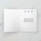 Over de mijlen Kerstman slee Santa Kerstmis Feestdagen Kaart (Binnen)