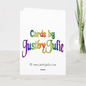 Over de mijlen Thanksgiving Kaart roze orchideeën (Achterkant)