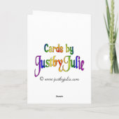 Over de mijlen Turkije Happy Thanksgiving Kaart (Achterkant)